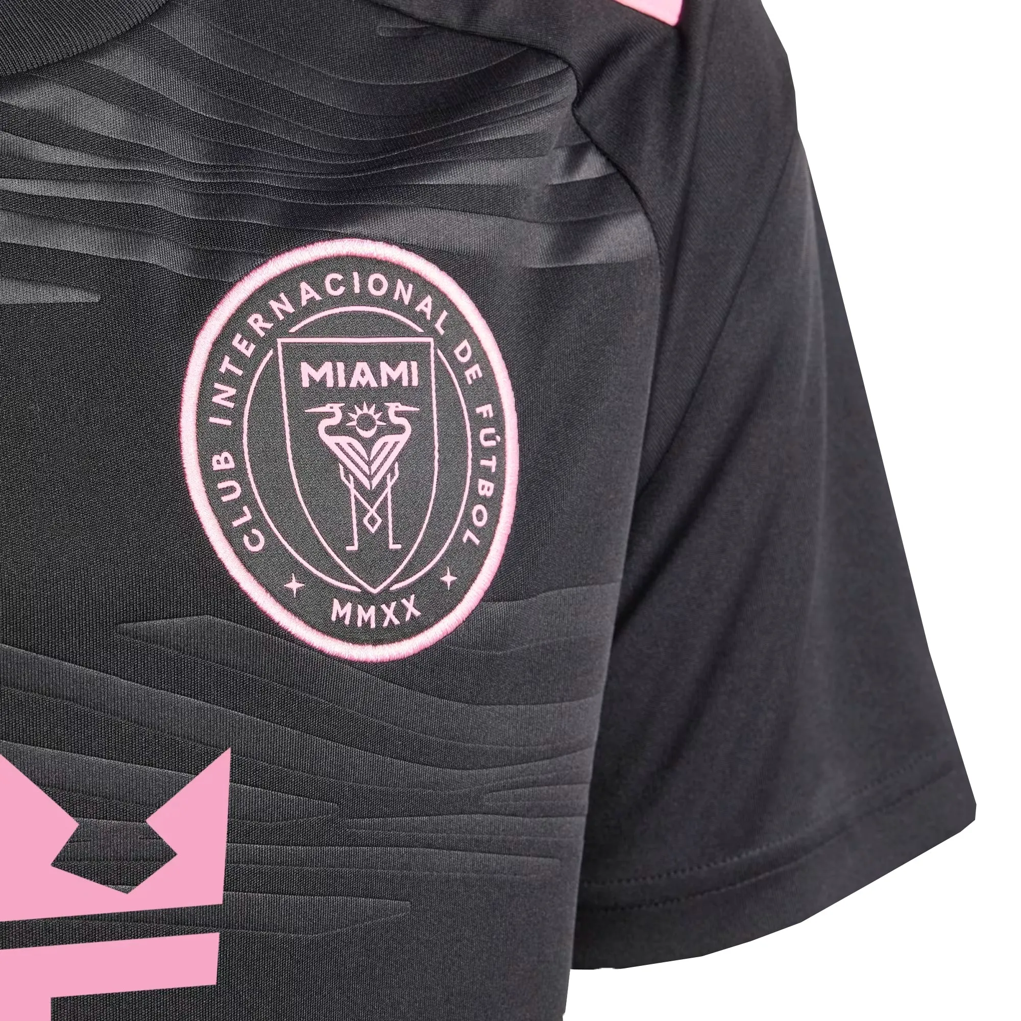 adidas Kids Inter Miami 2024/25 Away Jersey Black/Pink