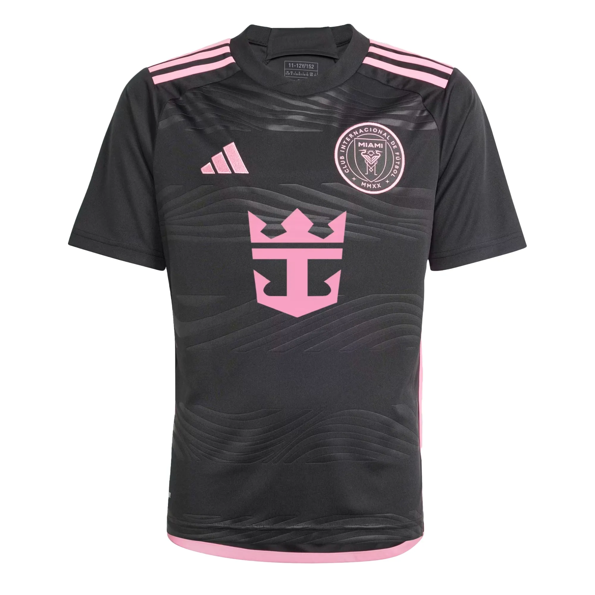 adidas Kids Inter Miami 2024/25 Away Jersey Black/Pink