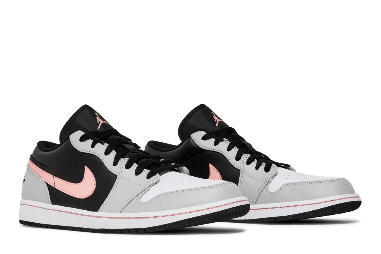 Air Jordan 1 Low 'Grey Fog Bleached Coral'