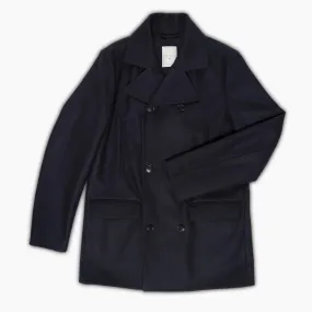 Alphonse Peacoat in virgin wool (dark blue)