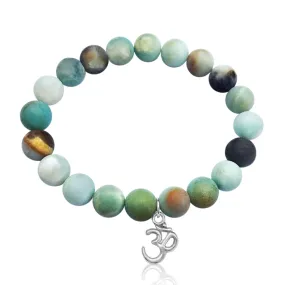 Amazonite Bracelet with Ohm Charm