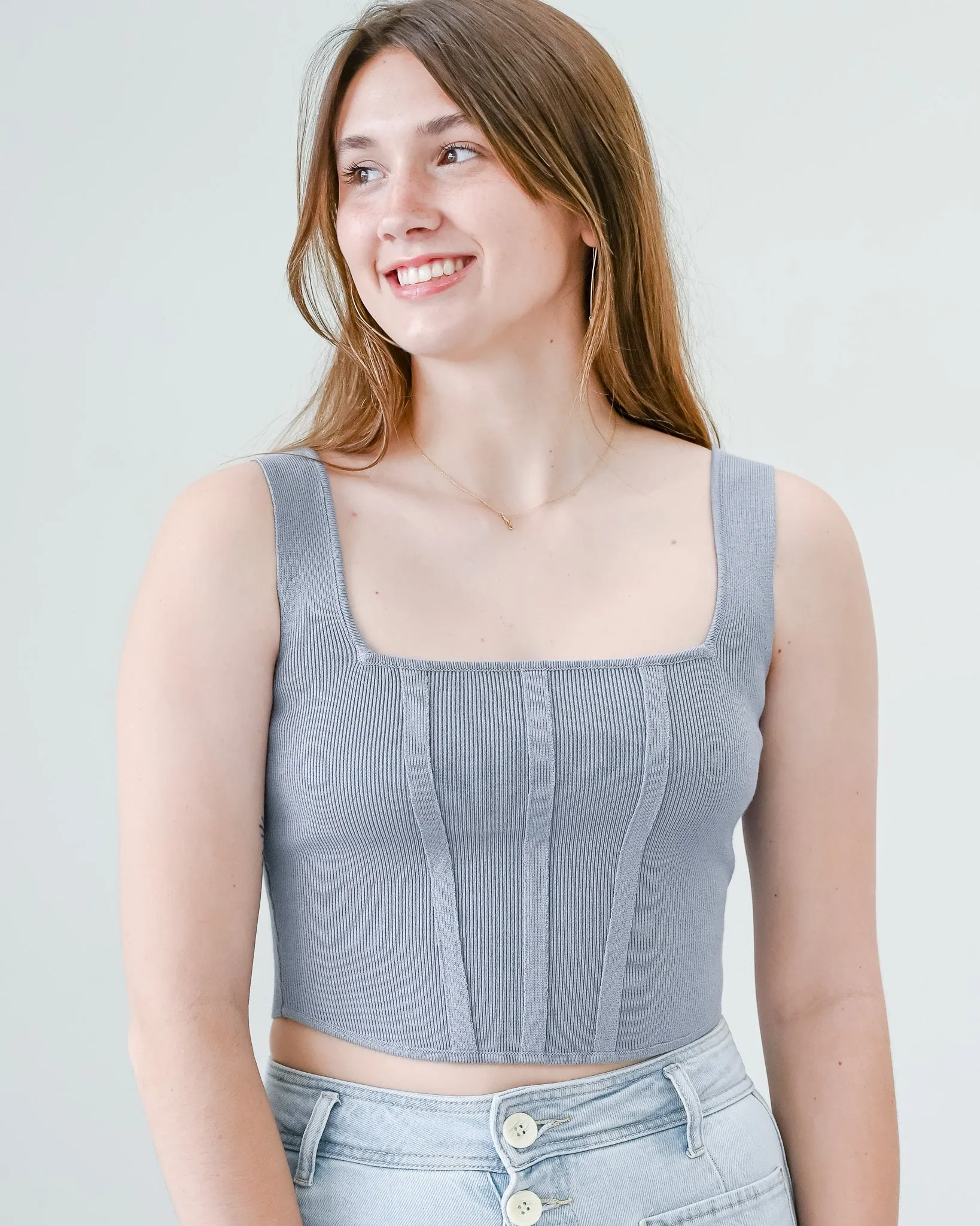 Amelia Bustier Crop Top