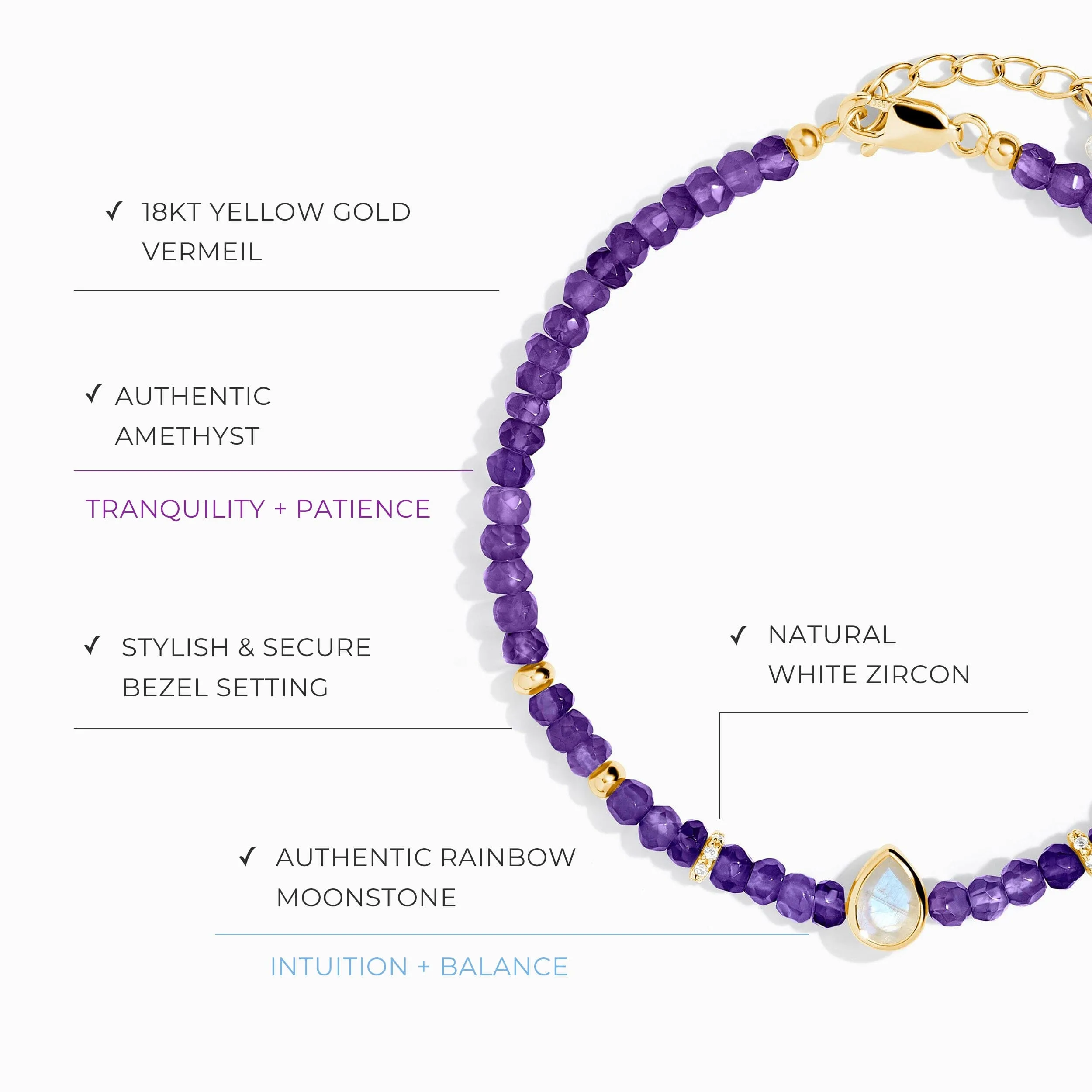 Amethyst Bracelet - Free Spirit