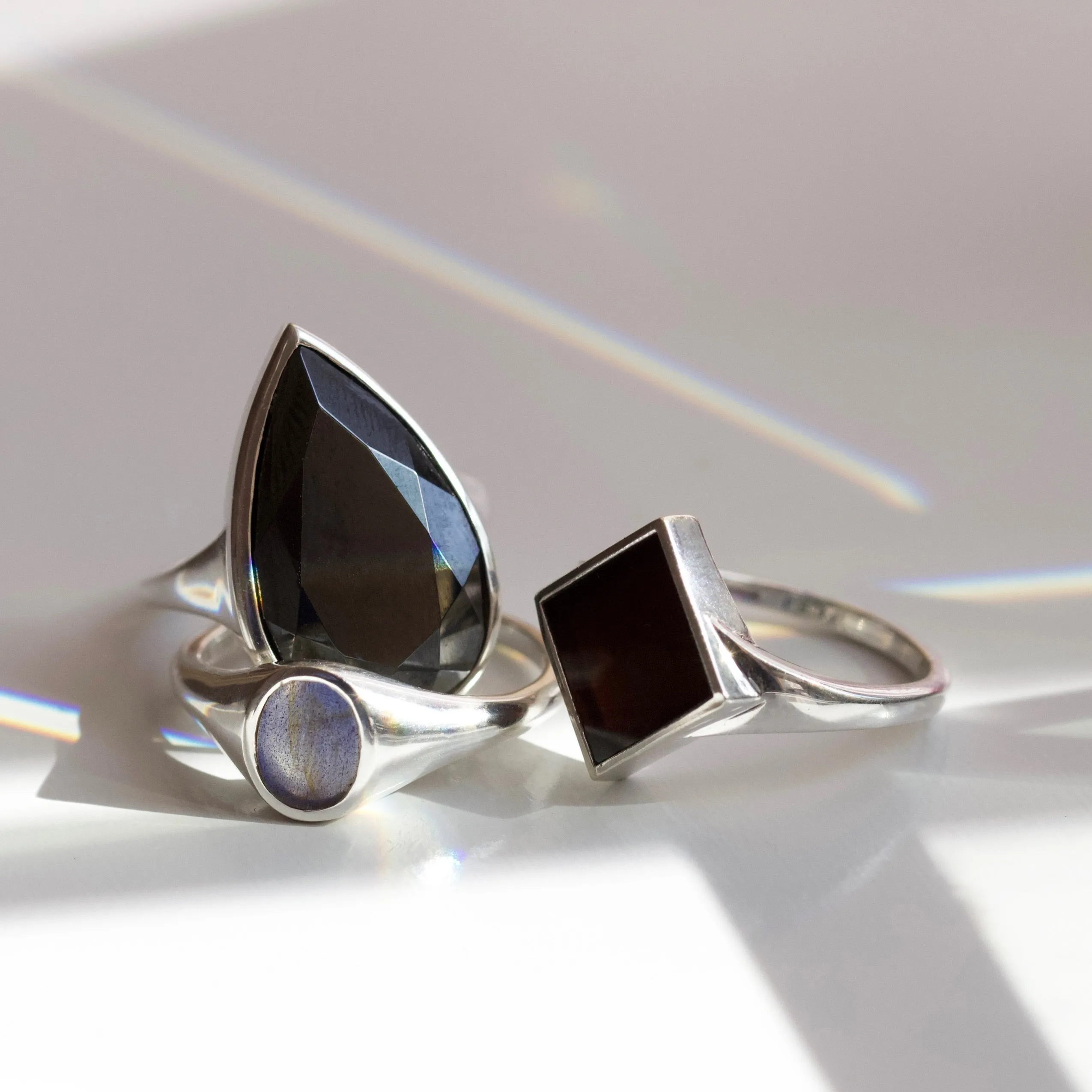 Anita Rani Shakti Black Onyx Strength Ring