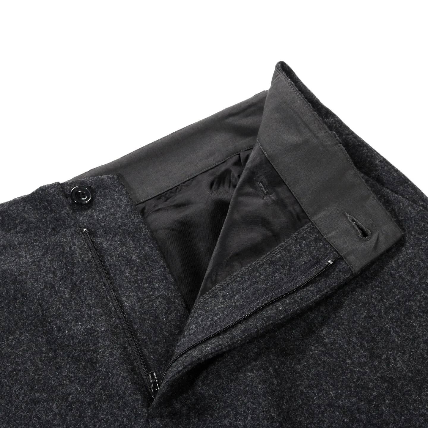 ARPENTEUR FOX PANT WOOL FLANNEL CHARCOAL