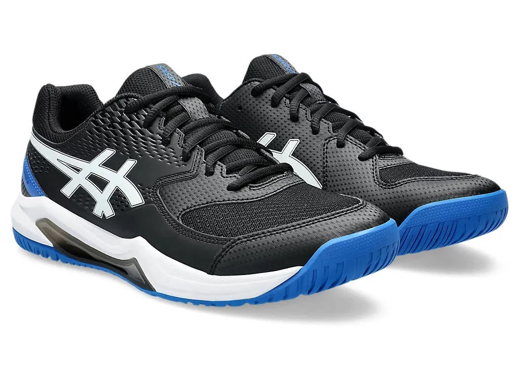 Asics Gel Dedicate 8 Tennis Shoe | Black/Tuna Blue