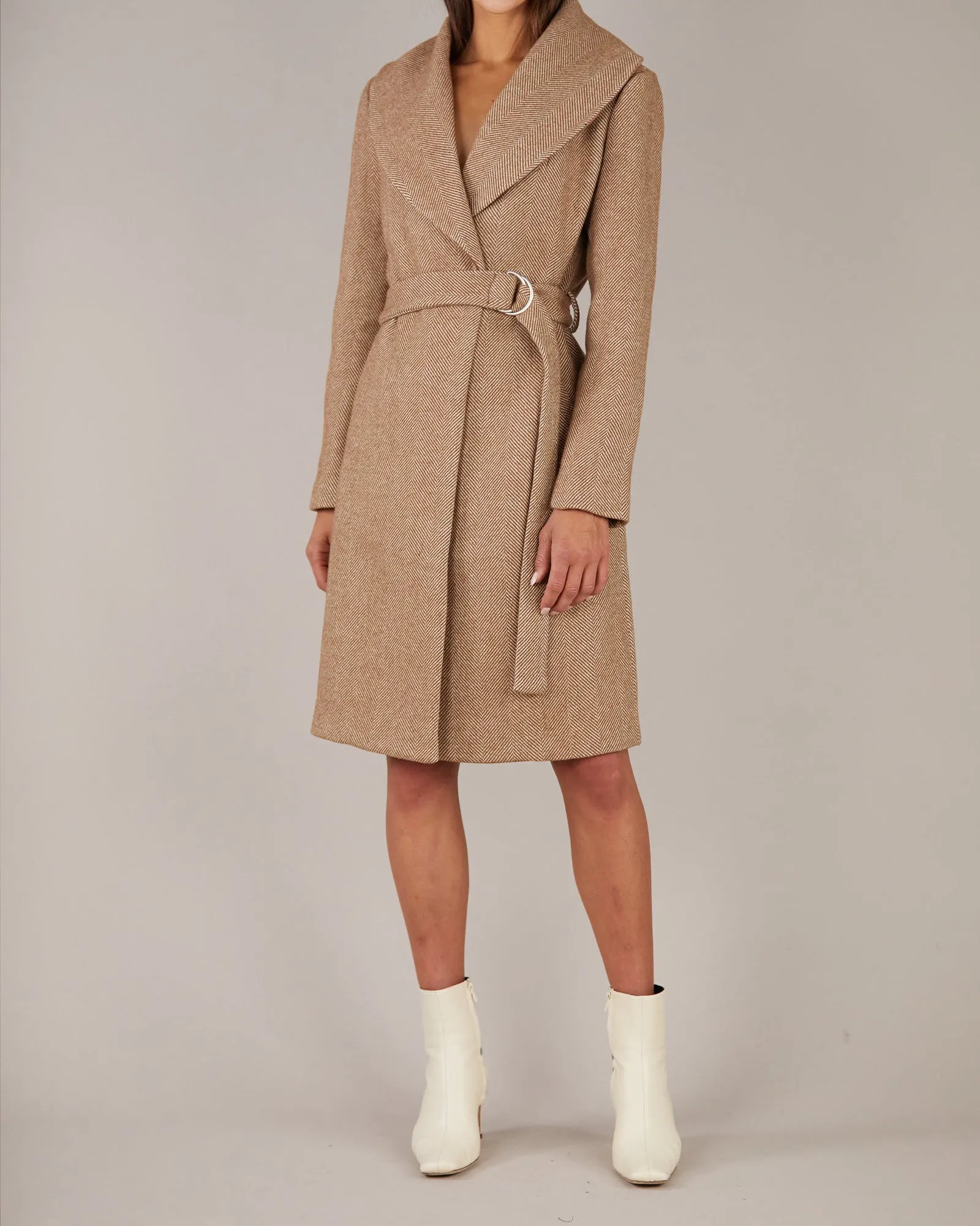 Aspen Wool Coat - Ochre