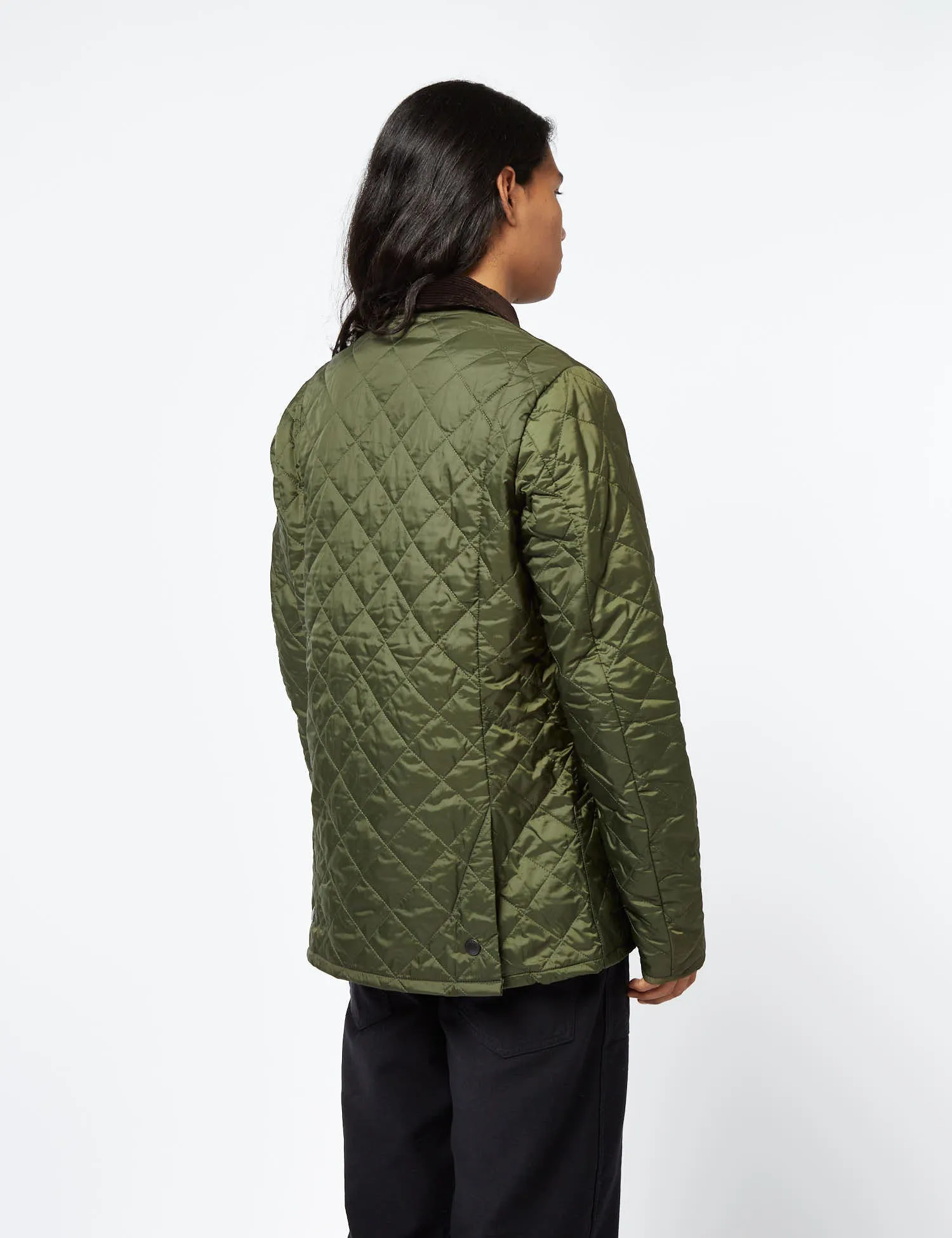 Barbour Heritage Liddesdale Quilted Jacket - Olive Green