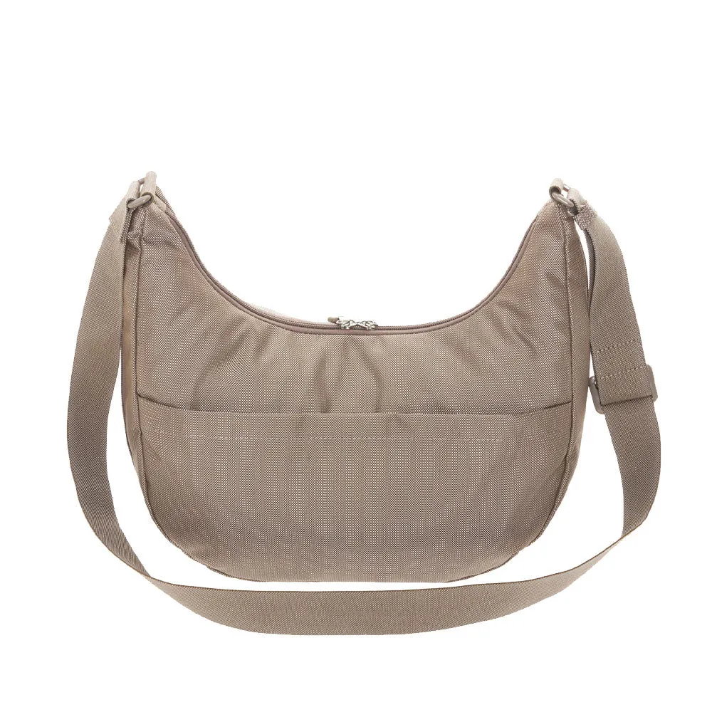 Borsa Donna a Tracolla Mandarina Duck in Tessuto colore Taupe Linea MD20 - P10QMT27