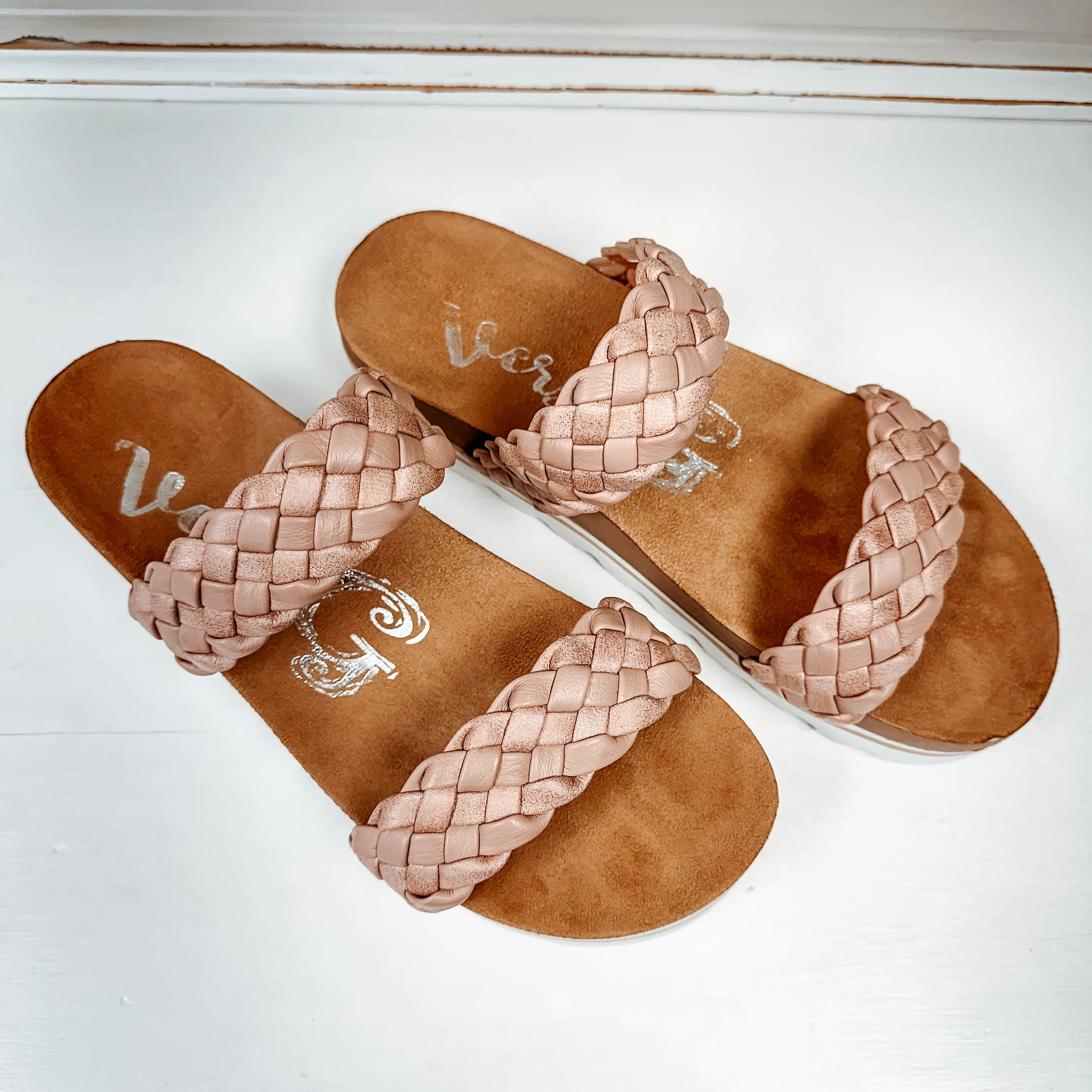 Braidon Platform Sandal - Blush