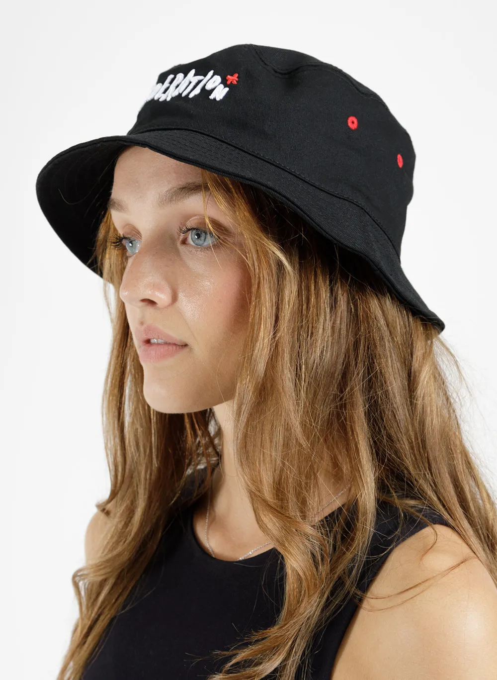 Bucket Hat - Inked Red