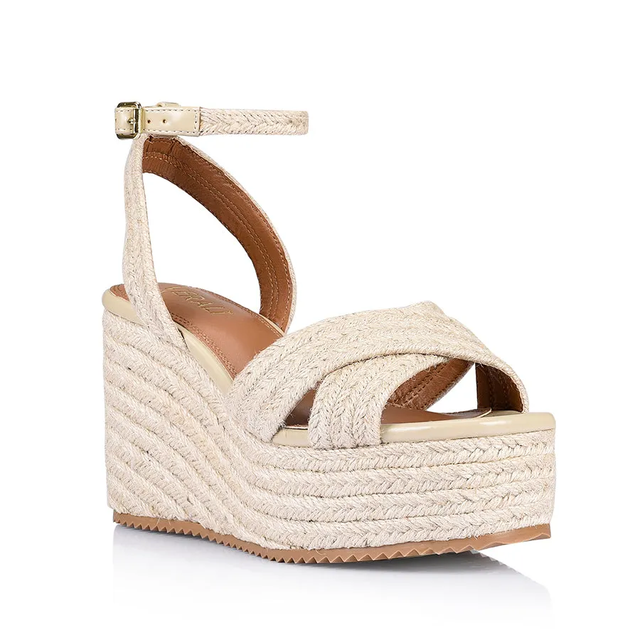 Callie Rope Wedges - Natural