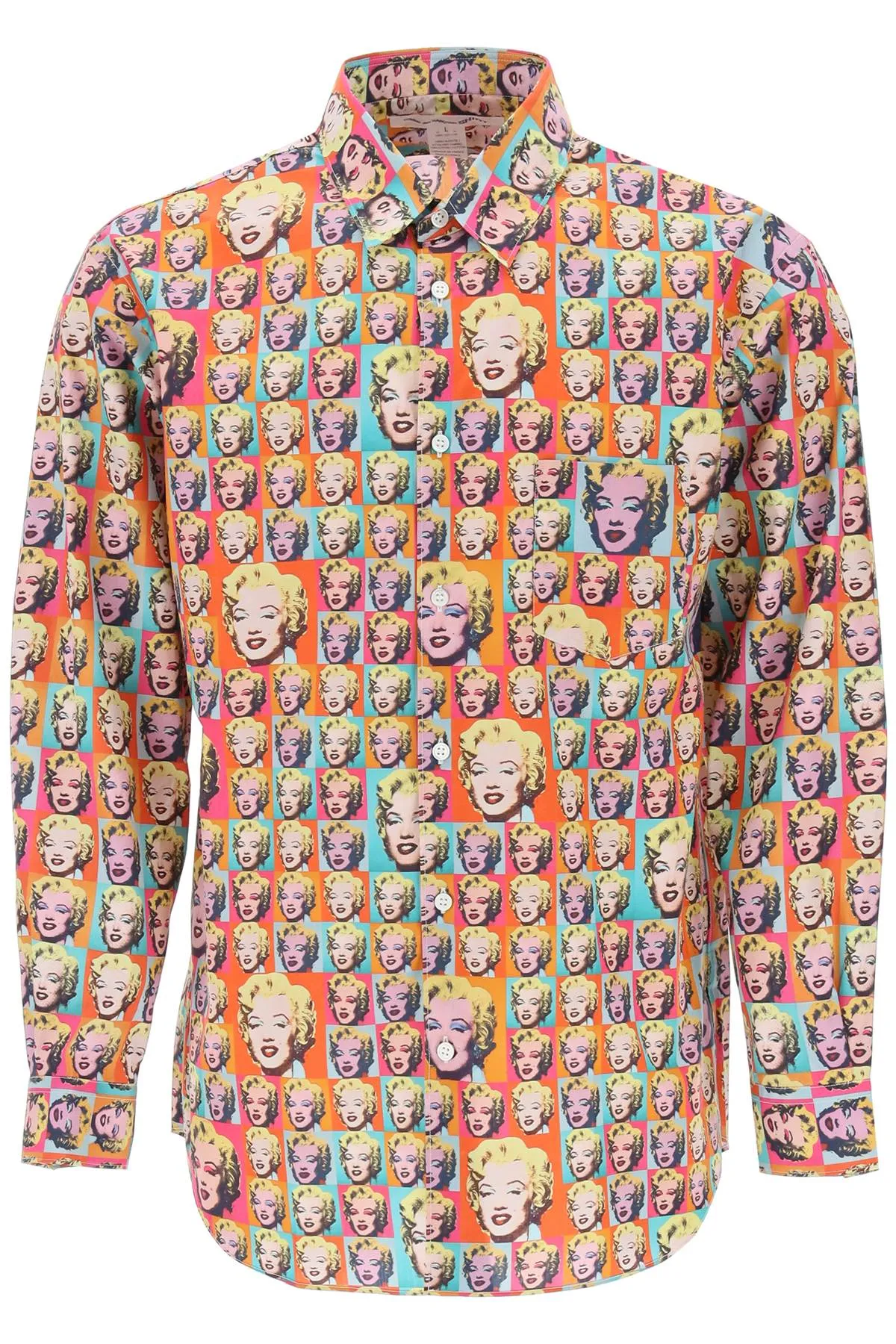 COMME DES GARCONS SHIRT marilyn monroe printed shirt