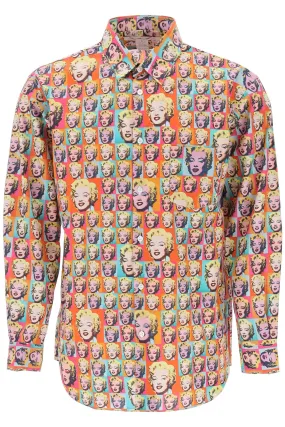 COMME DES GARCONS SHIRT marilyn monroe printed shirt