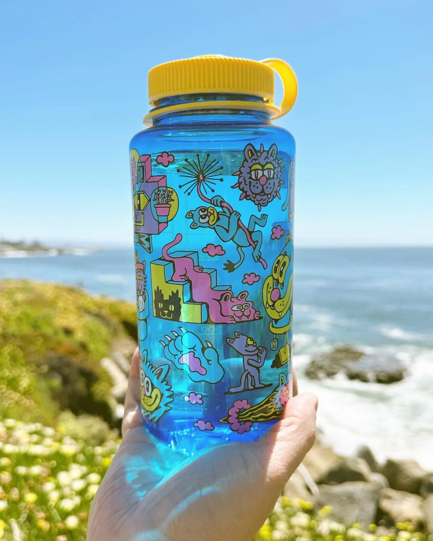 Cosmic Cats Water Bottle