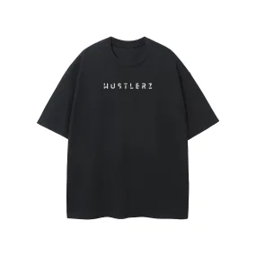 Cotton Oversized T-Shirt - Black