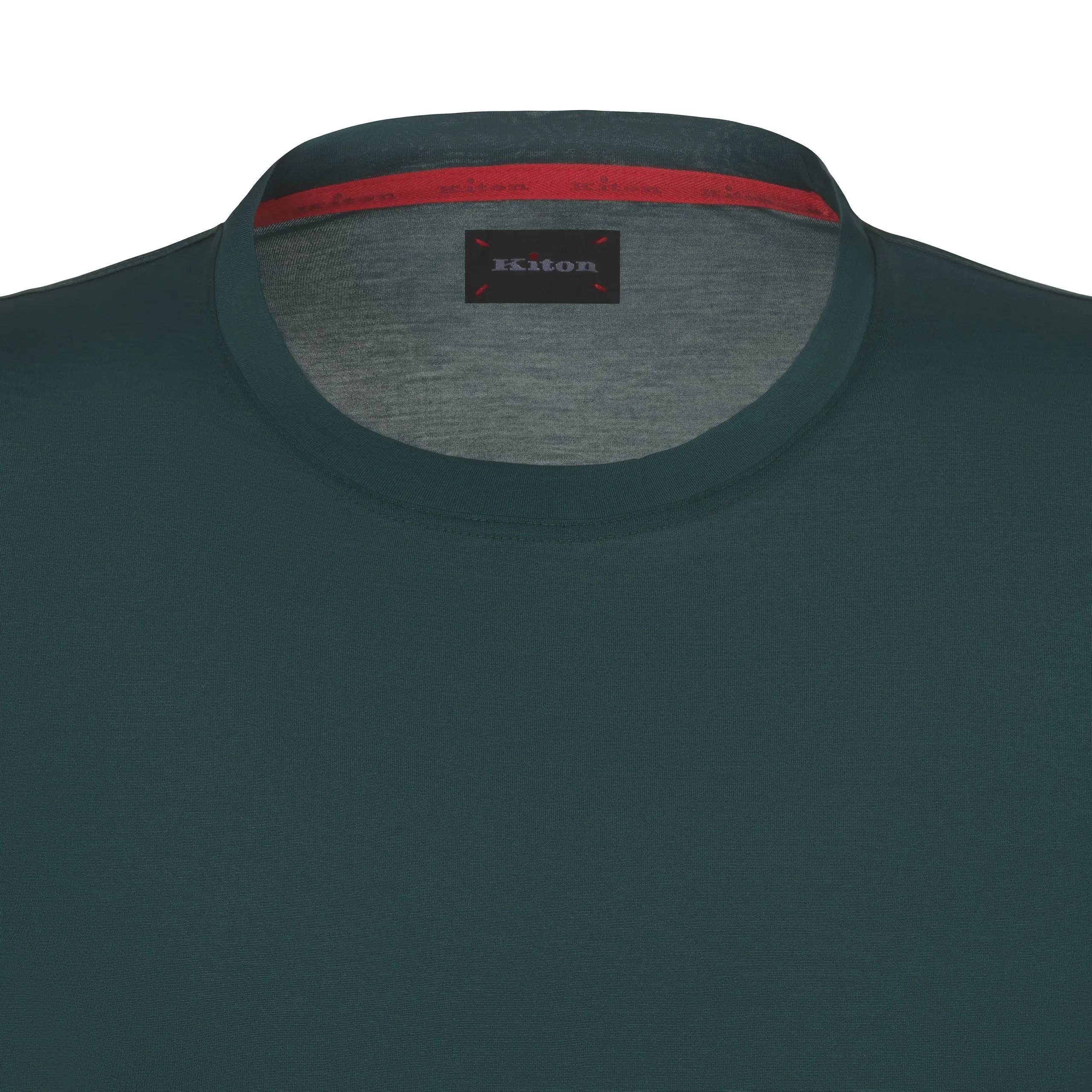 Cotton T-Shirt in Forest Green