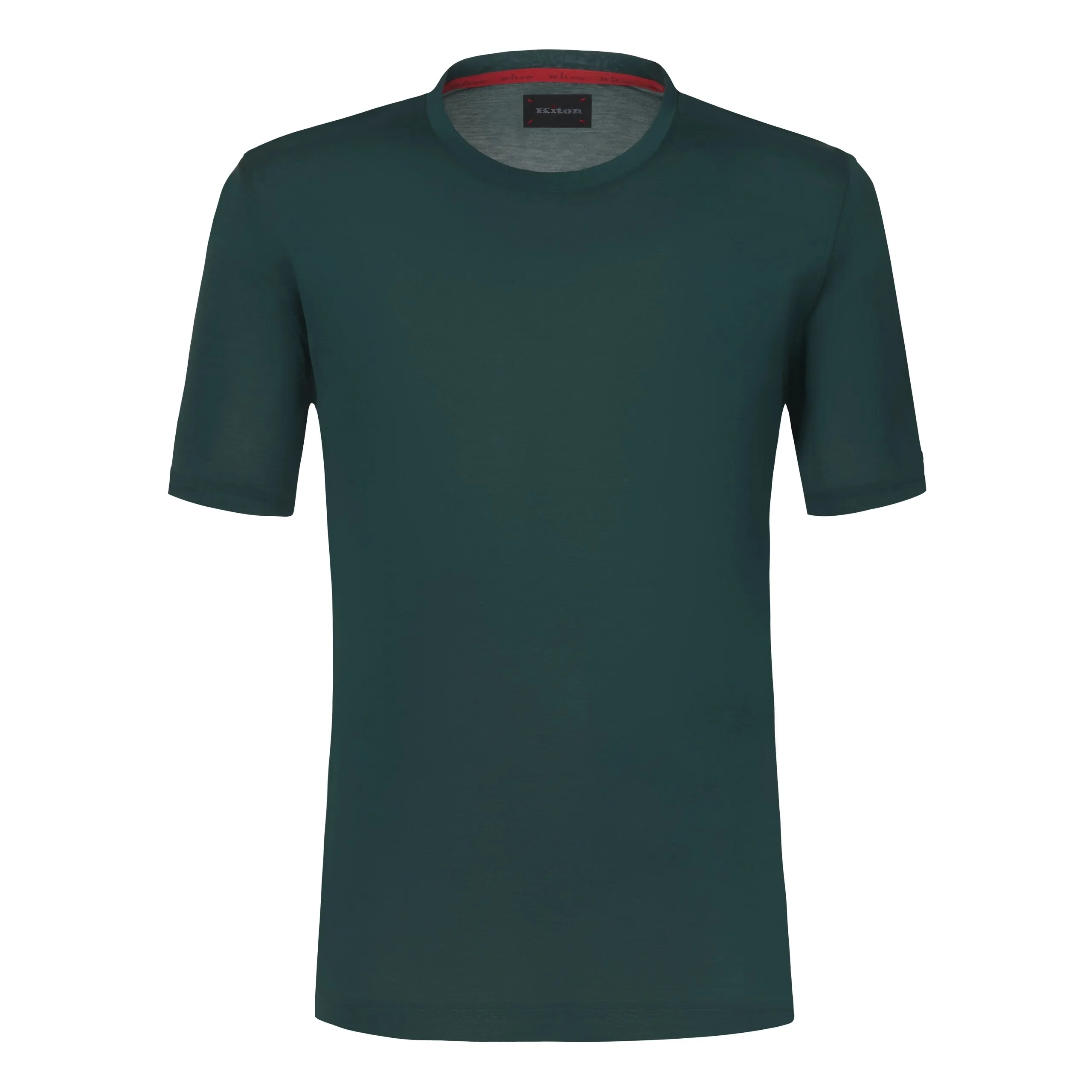 Cotton T-Shirt in Forest Green