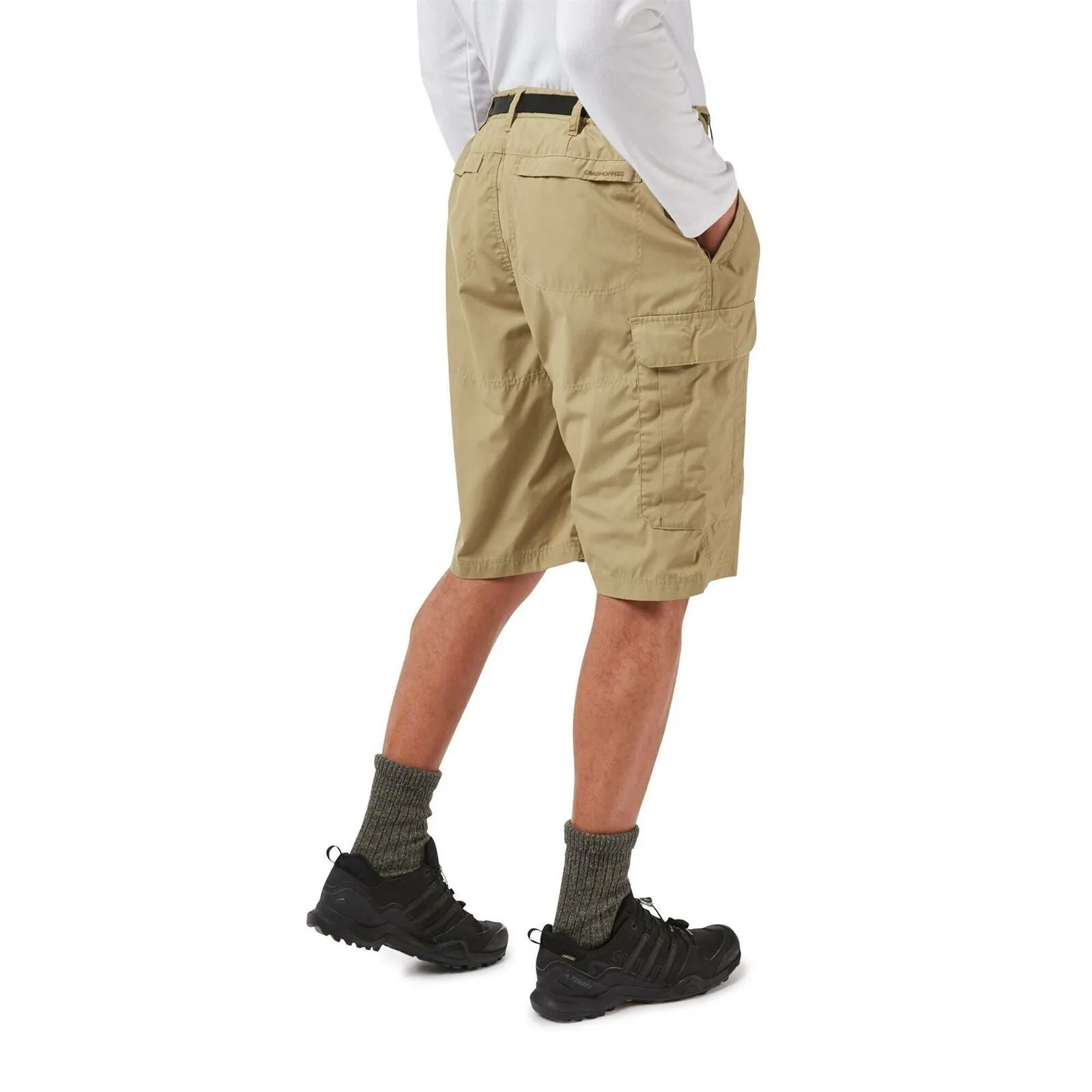 Craghoppers Mens Kiwi Pro Long Shorts With Zipped Pockets