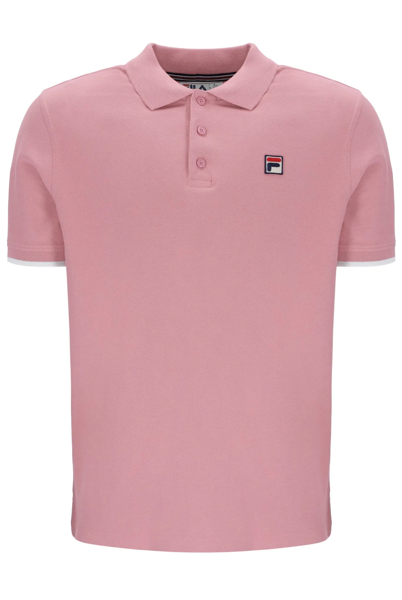 Custom Two Button Tipped Rib Basic Polo