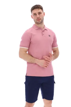 Custom Two Button Tipped Rib Basic Polo