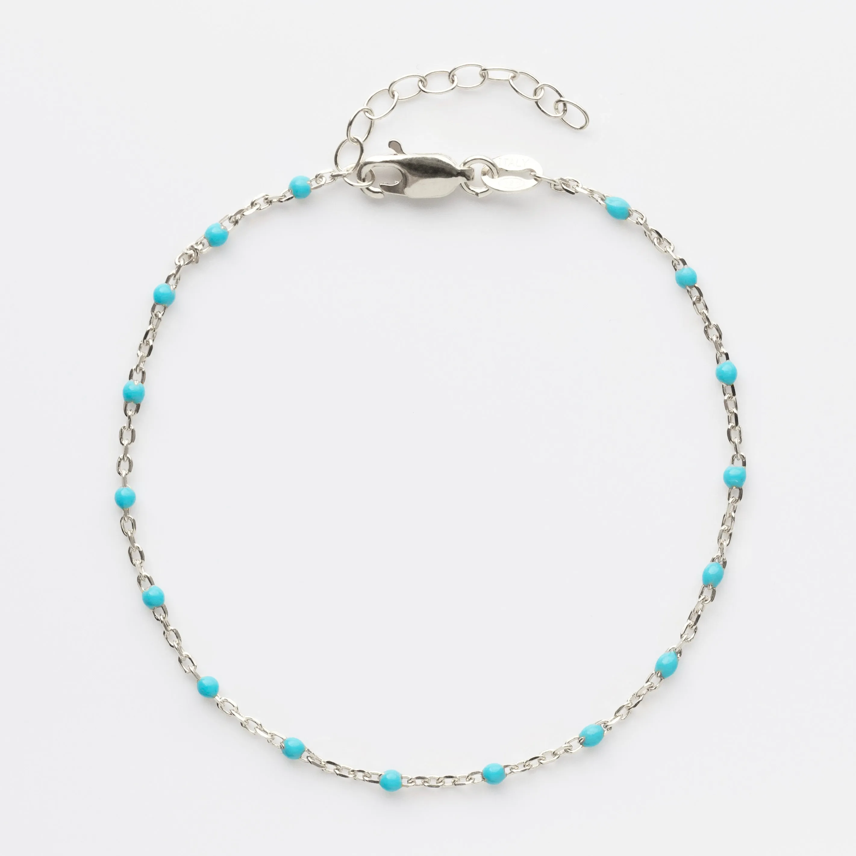 Dainty Enamel Bead Bracelet