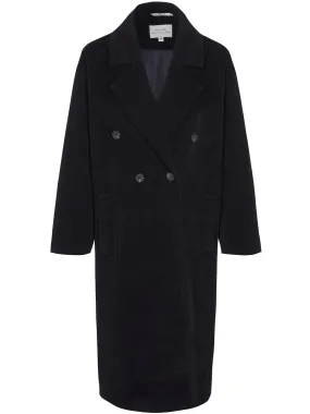 Double Breasted Vegan Wool Coat