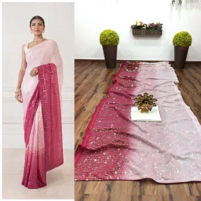 Double Sequence Saree