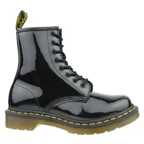 Dr. Martens 1460 Patent Lamper 8 Eyelet Black Patent Womens Boots - UK 6