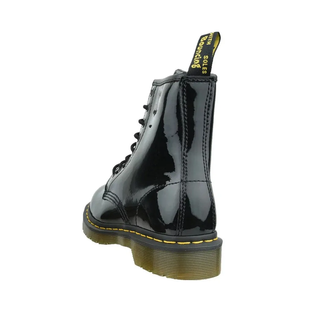 Dr. Martens 1460 Patent Lamper 8 Eyelet Black Patent Womens Boots - UK 6