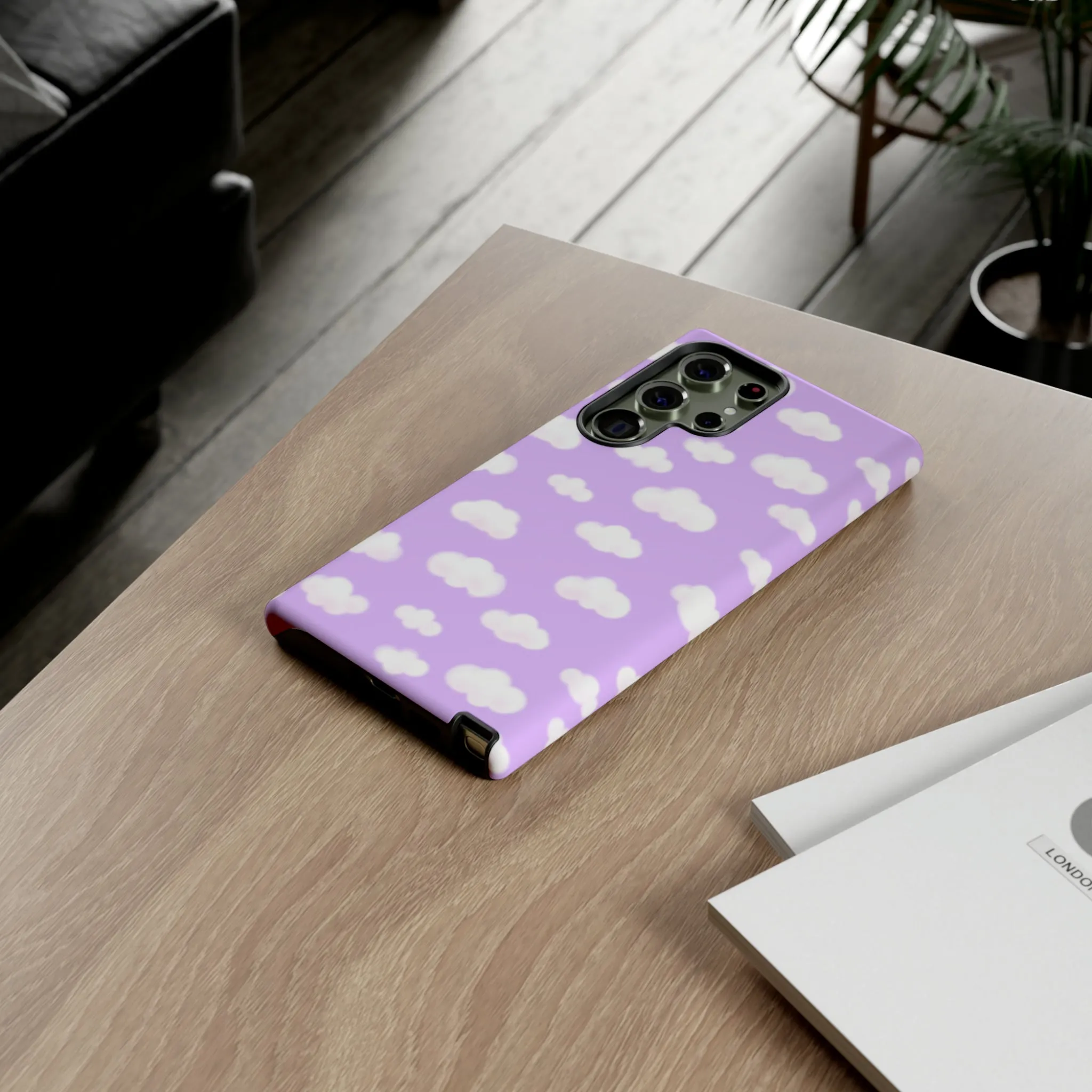 Dreamy Clouds Tough Phone Case (Lilac)