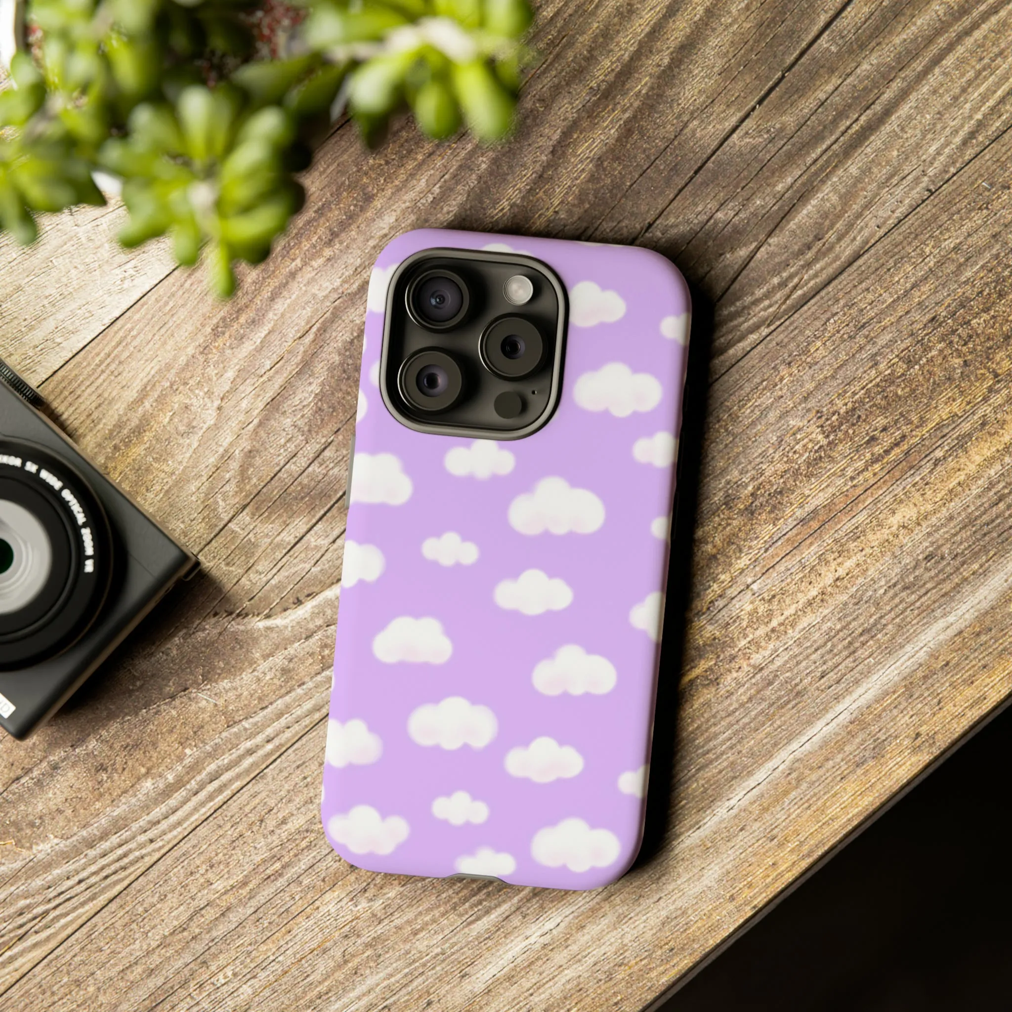 Dreamy Clouds Tough Phone Case (Lilac)