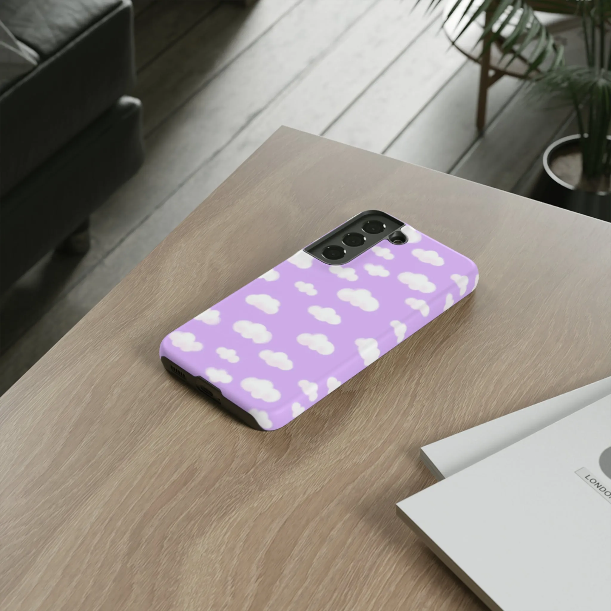 Dreamy Clouds Tough Phone Case (Lilac)