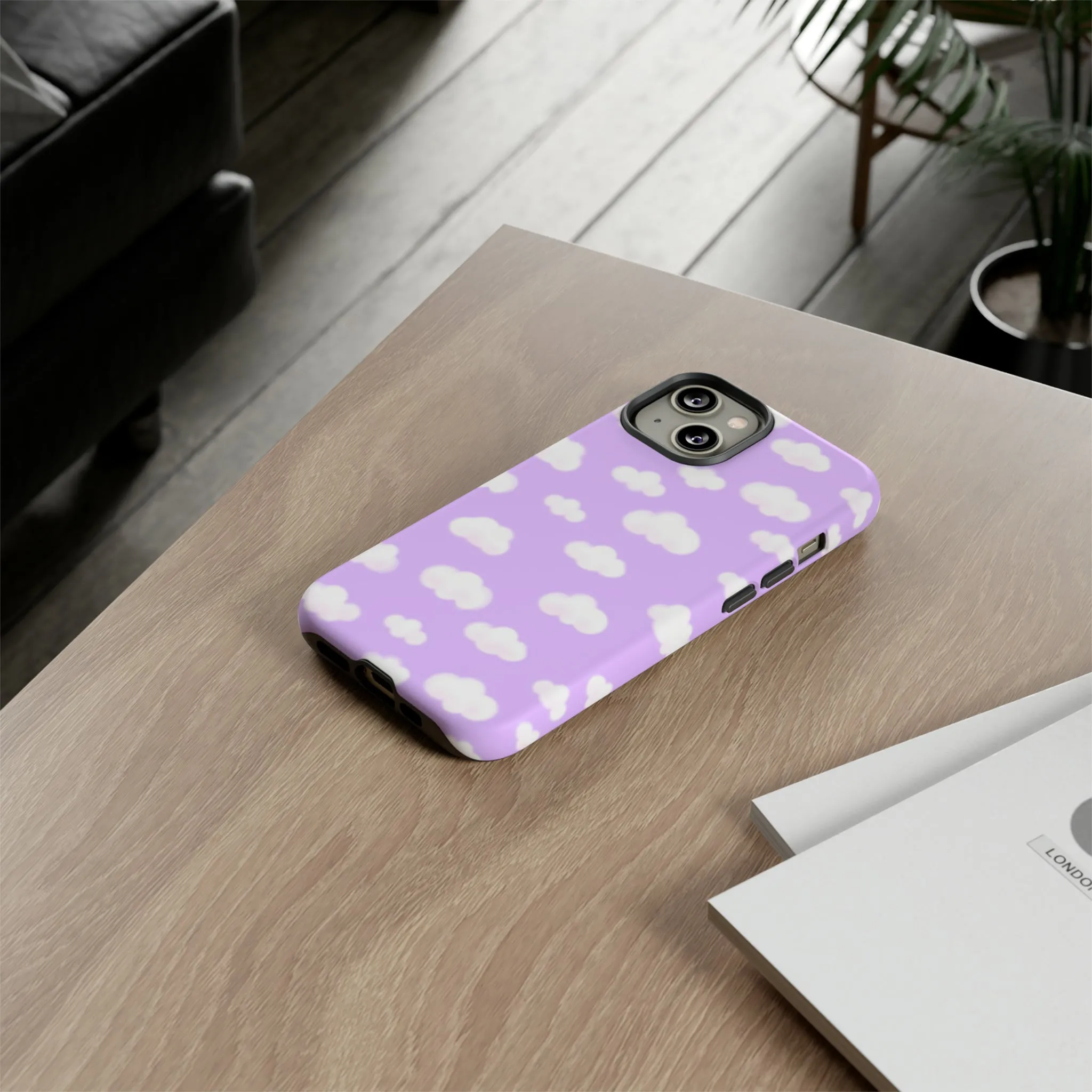 Dreamy Clouds Tough Phone Case (Lilac)