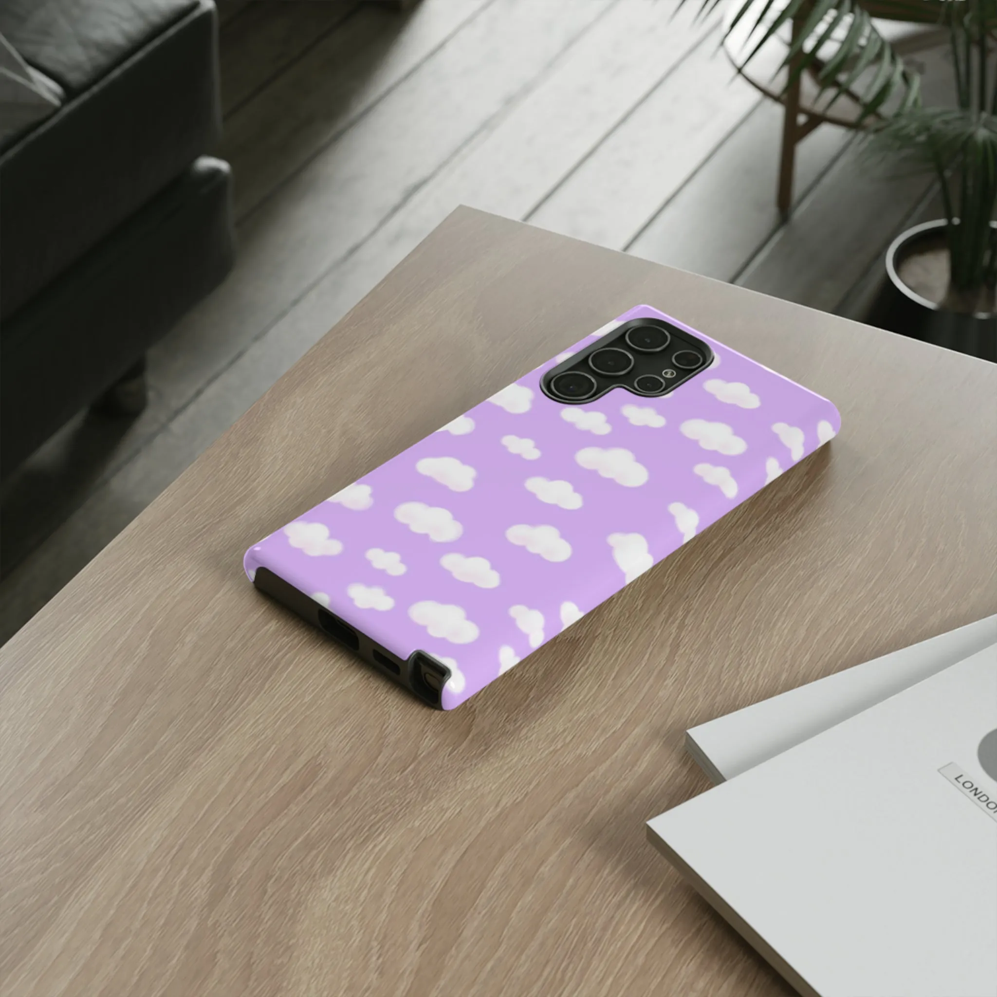 Dreamy Clouds Tough Phone Case (Lilac)