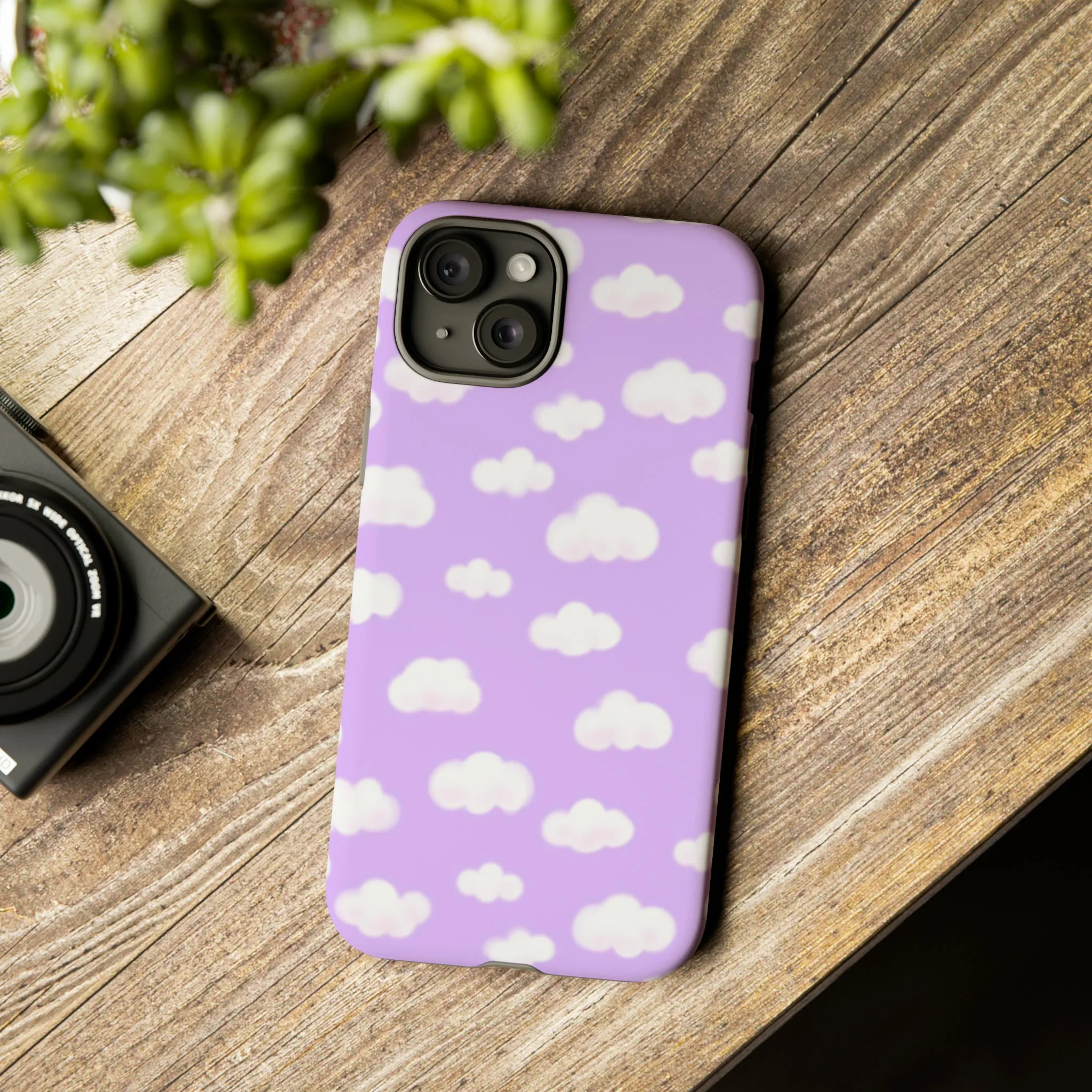 Dreamy Clouds Tough Phone Case (Lilac)