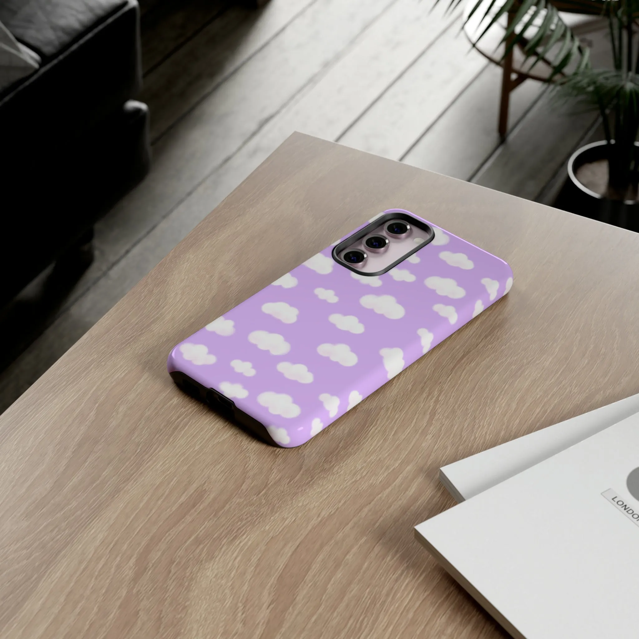 Dreamy Clouds Tough Phone Case (Lilac)