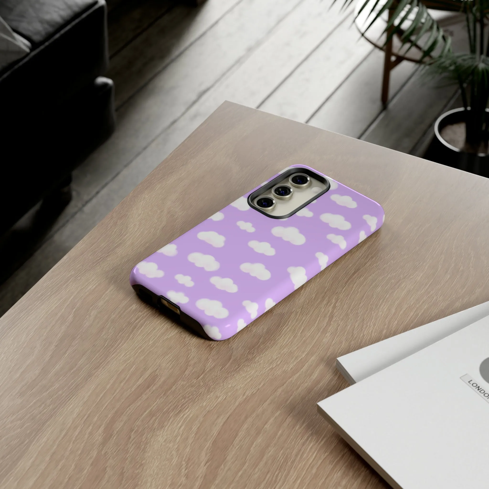 Dreamy Clouds Tough Phone Case (Lilac)