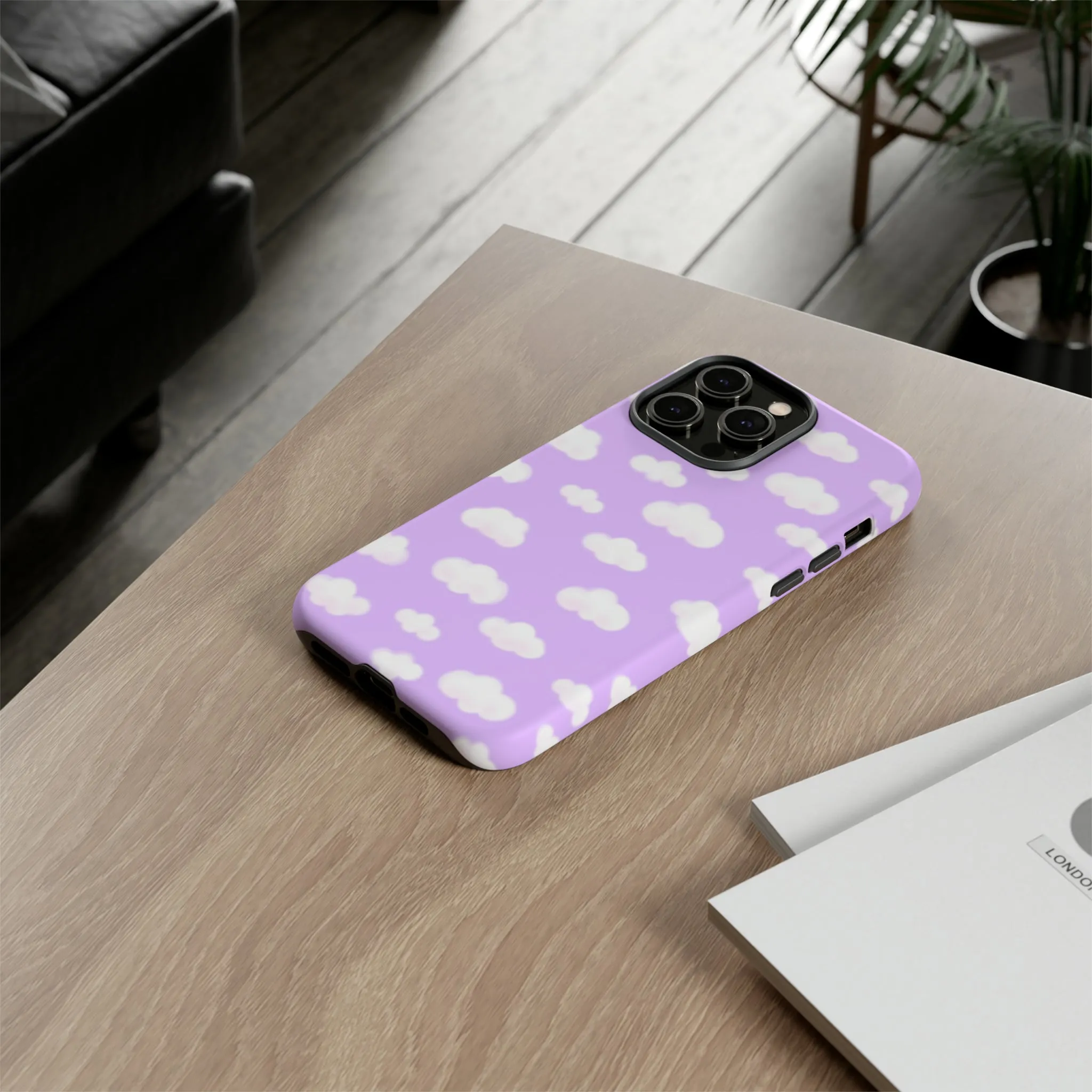 Dreamy Clouds Tough Phone Case (Lilac)