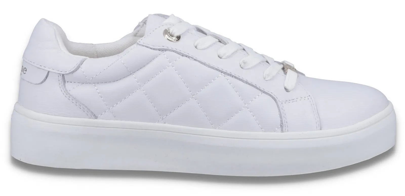 Dune Excitement Womens Leather Lace Up Trainer