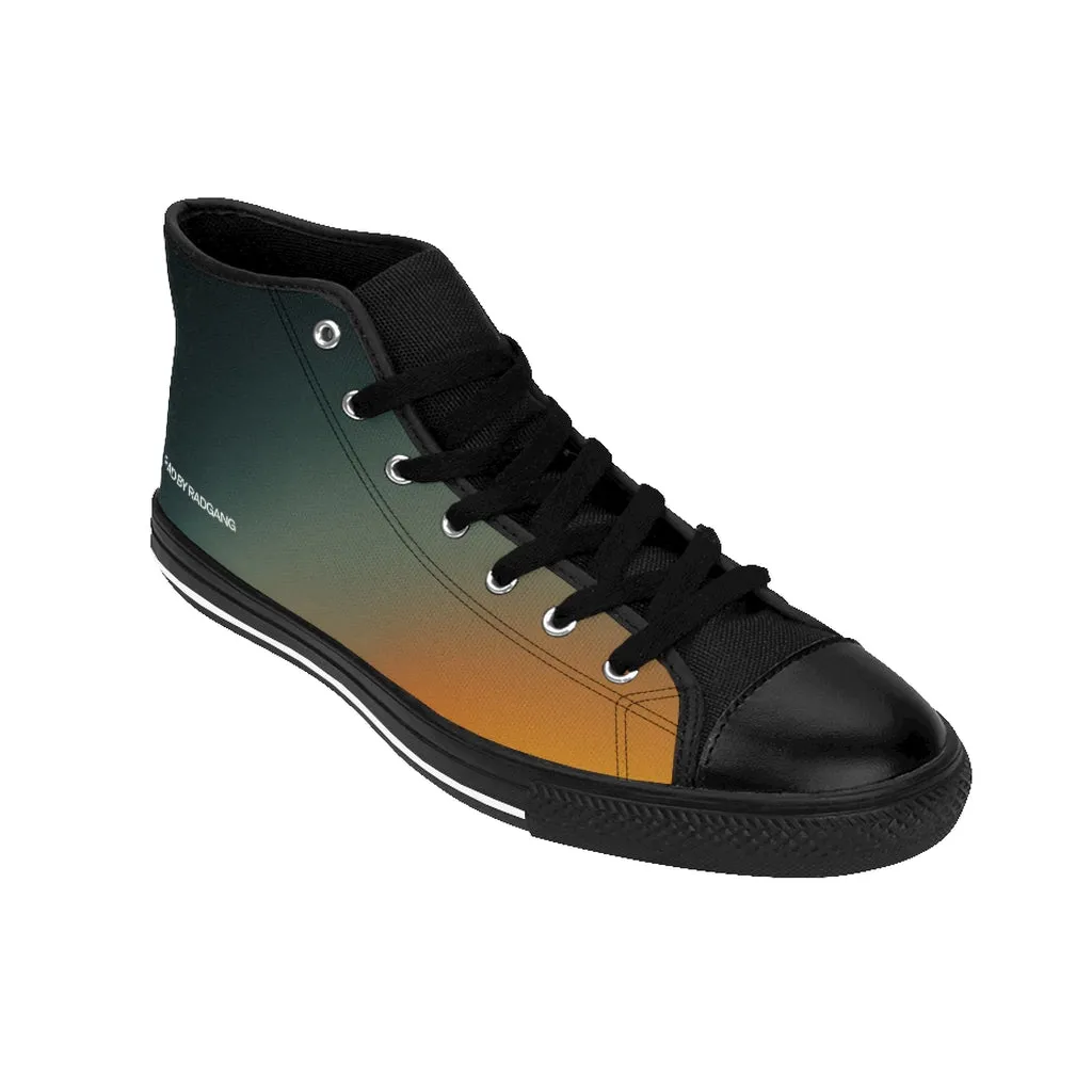 DUSK TIL DAWN HIGH TOP CANVAS SHOES - DAWN