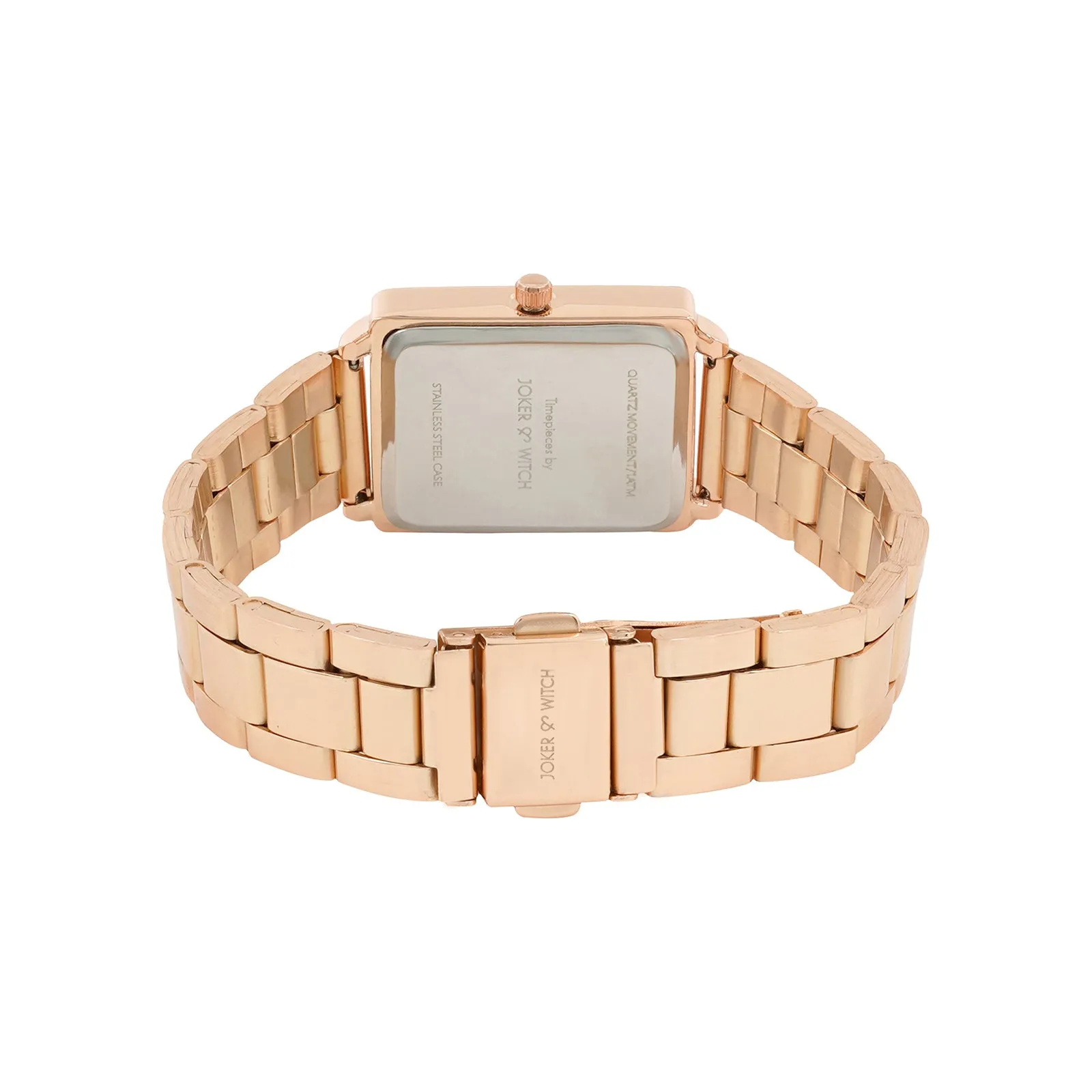 Elodie Rosegold Watch Bracelet Stack