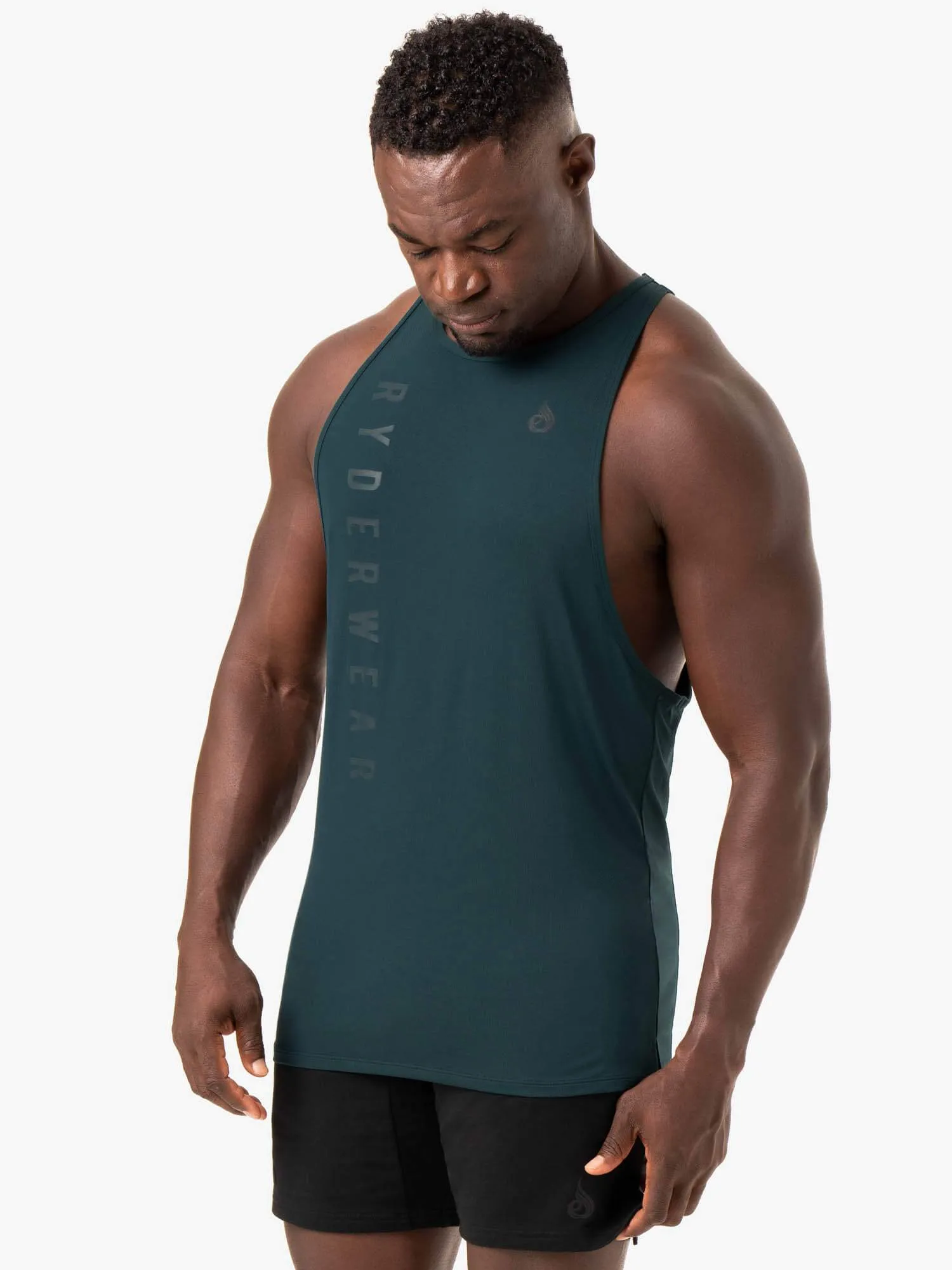 Endurance High Rise T-Back - Forest Green