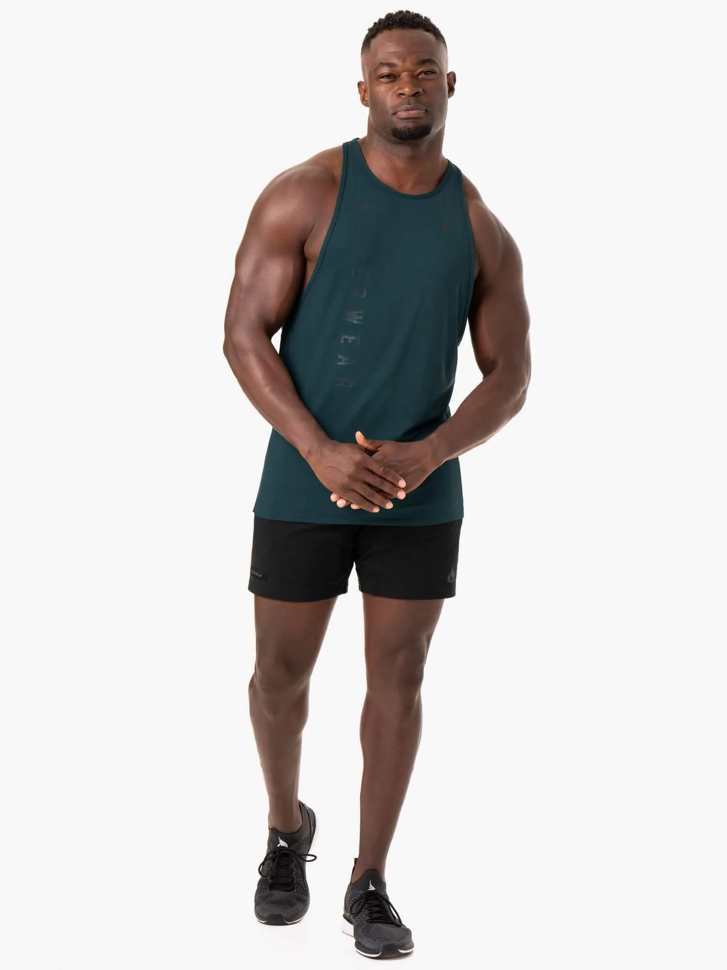 Endurance High Rise T-Back - Forest Green