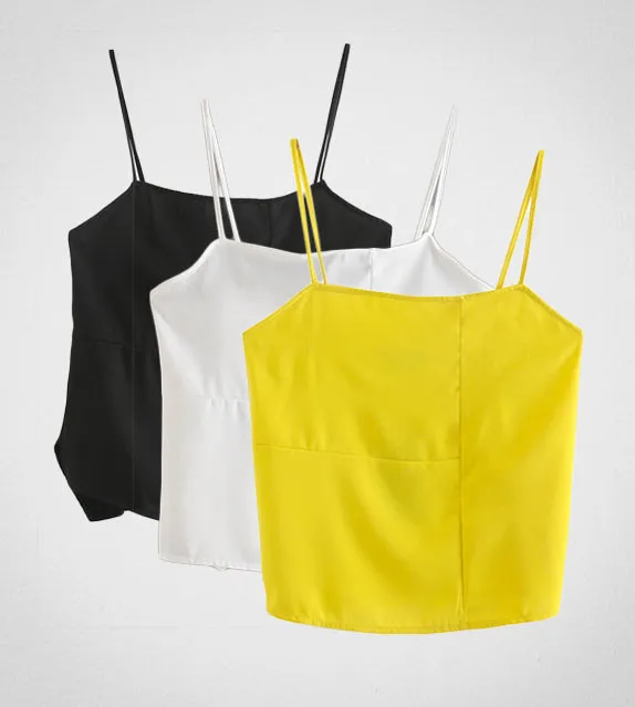 Faye Basic Sleeveless Tank Top