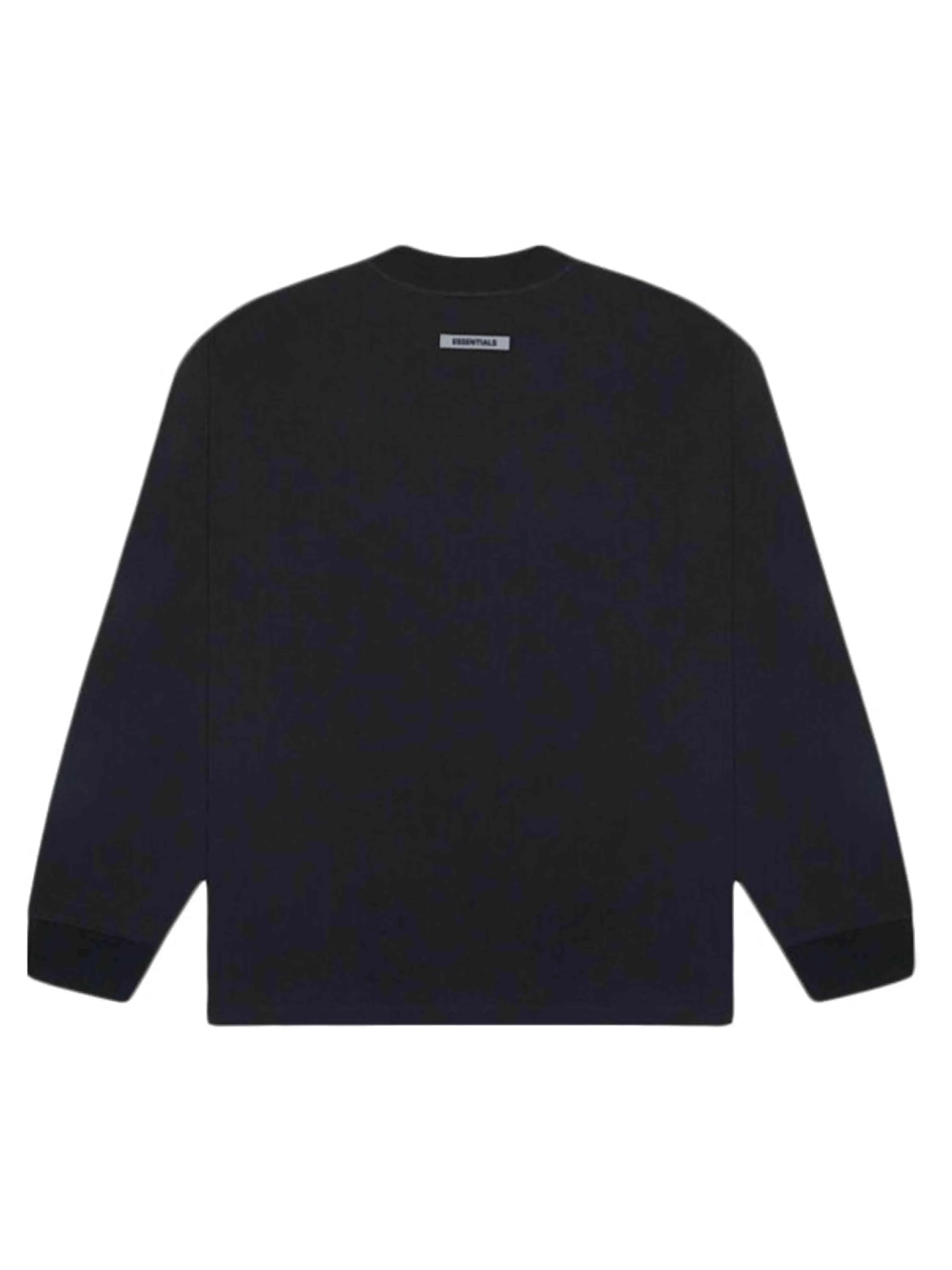 Fear Of God Essentials 3D Silicon Applique Boxy Long Sleeve Tee Dark Slate/Black [SS22]