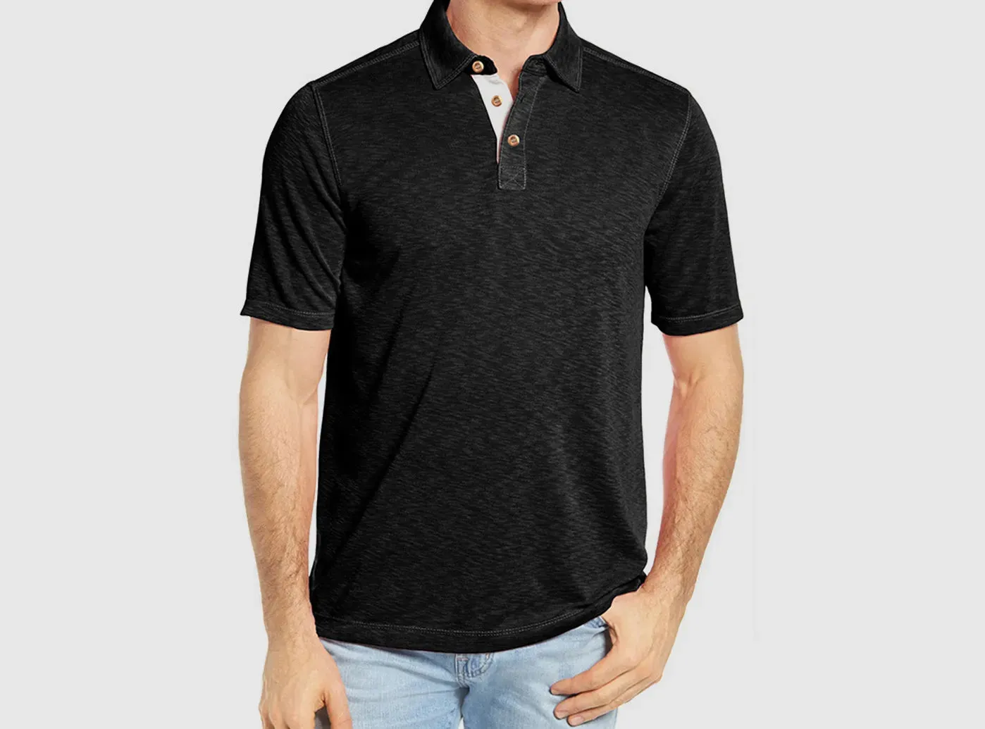 FitVille Men's Breezy Flex Polo V2