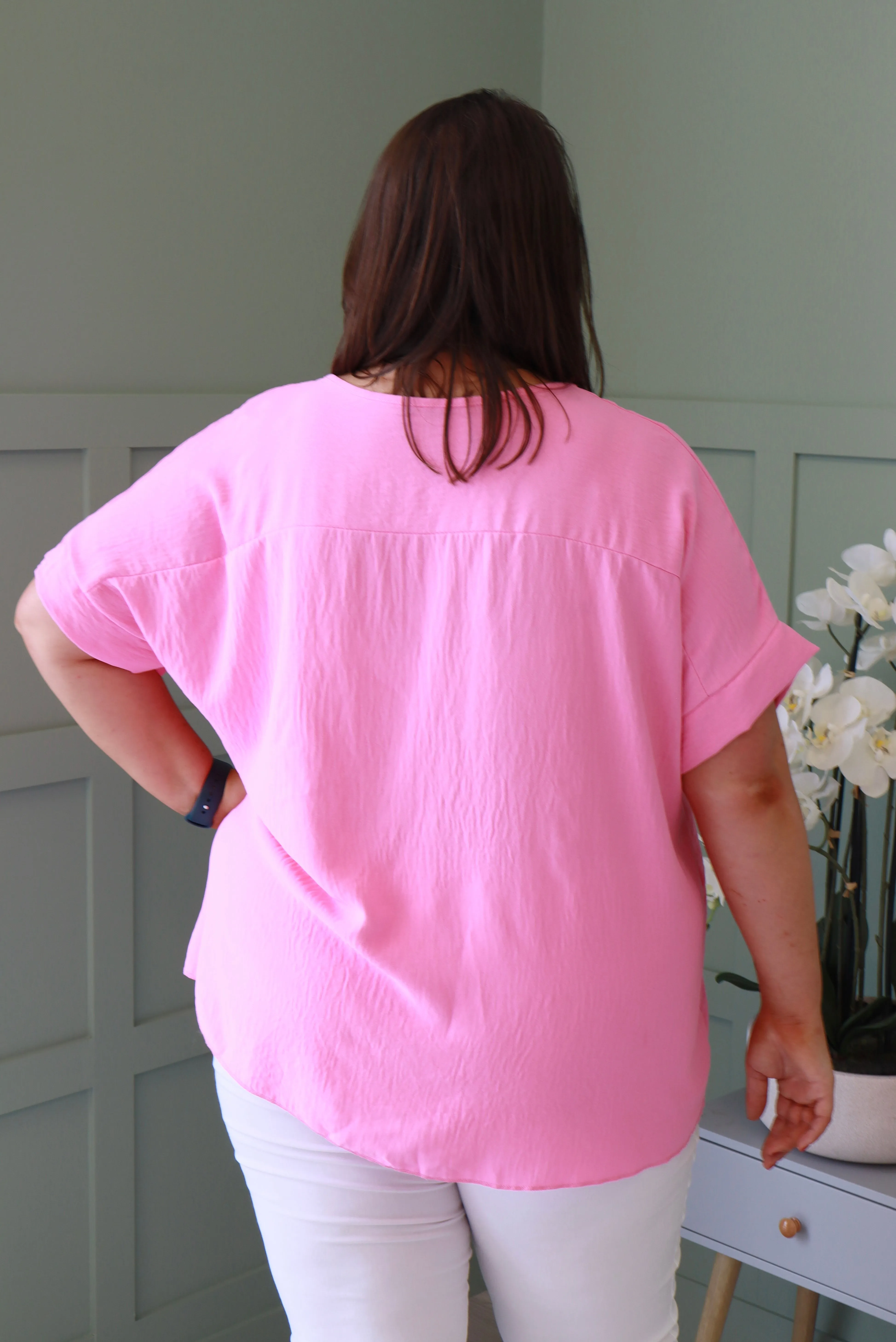 Freya Blouse in Pink