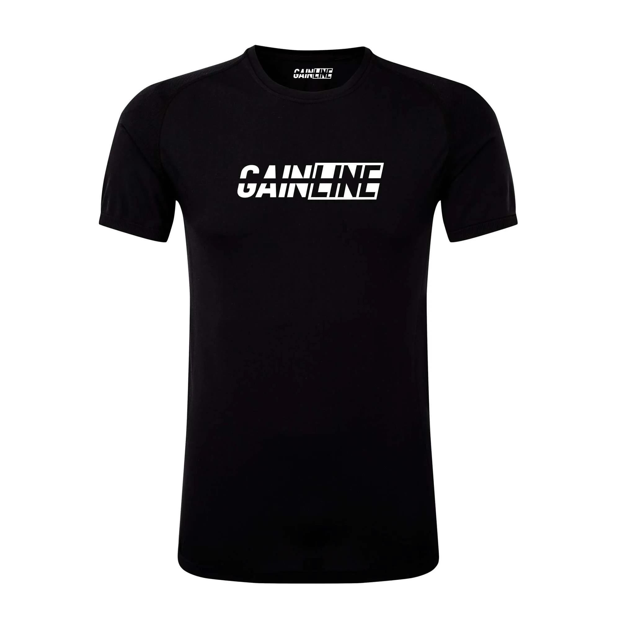 Gainline Rugby Seamless T-Shirt  - Black