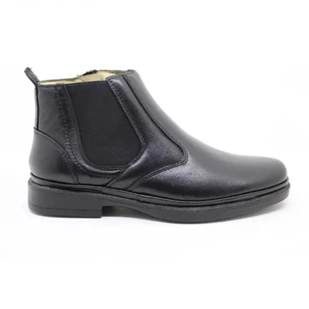 Gavel Carlos Lambskin Black Leather Shoes